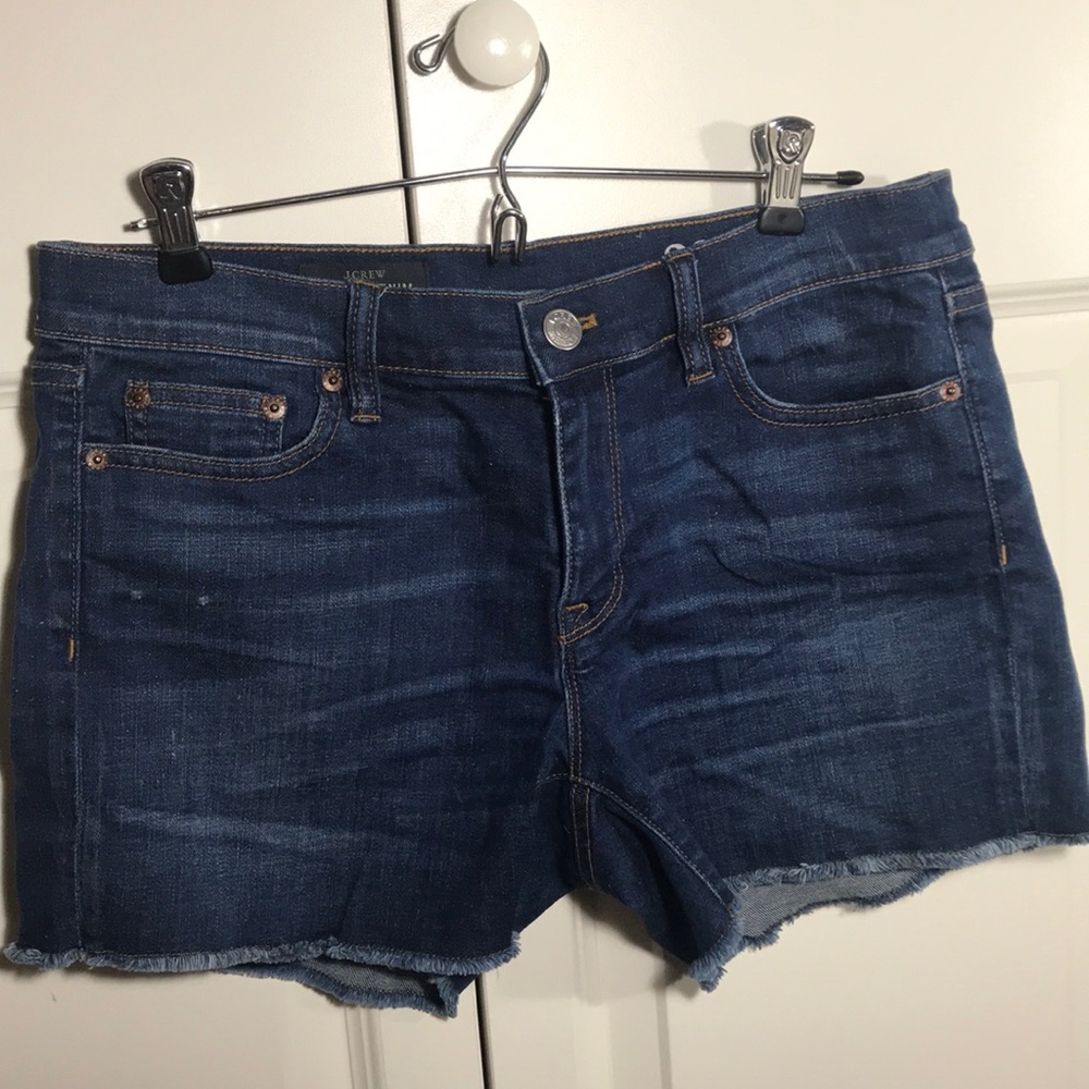 J.Crew Indigo Denim cutoff shorts